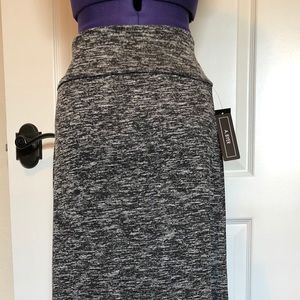NWT Black/Gray/White Maxi Skirt